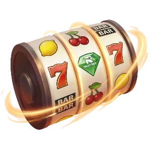 FastPay Casino interface showing game lobby and promotional banners