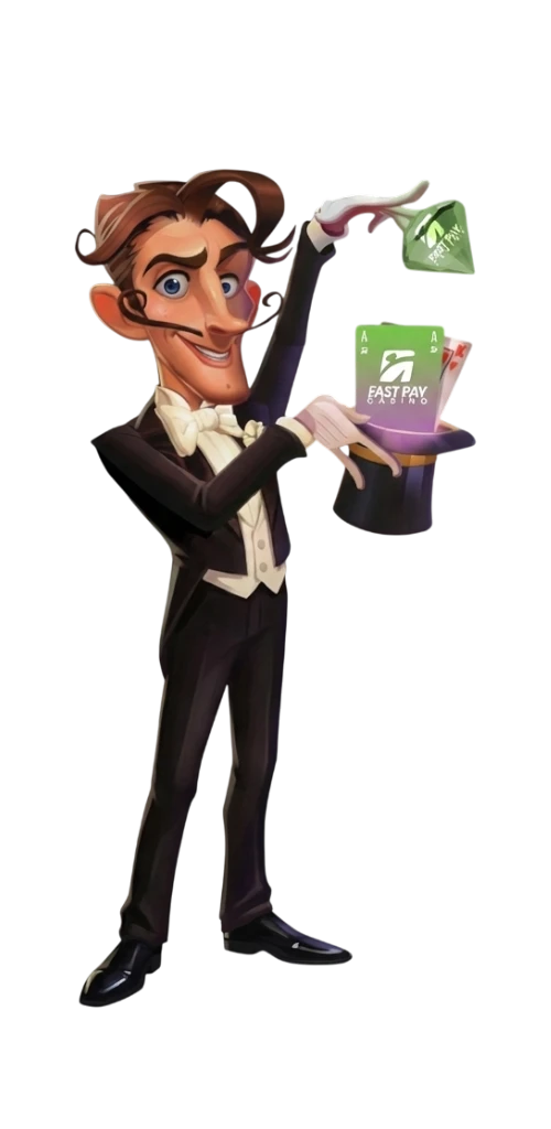 FastPay Casino promotional banner showcasing game lobby and bonus offers